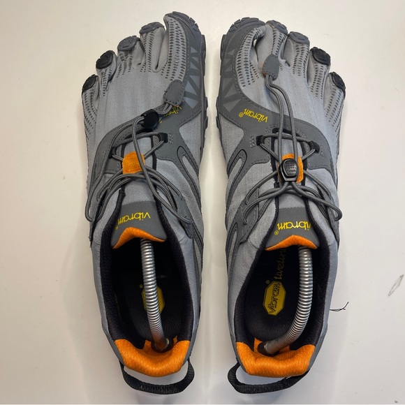 Vibram FiveFingers Trail Gray Runner Shoes 17M6902 Men’s Size 11.5-12 - Picture 3 of 10